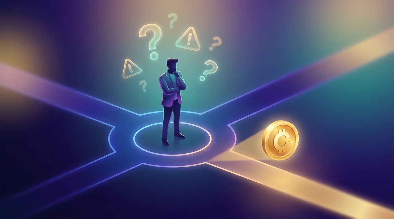 Un principiante ante una encrucijada de decisiones en el mundo cripto